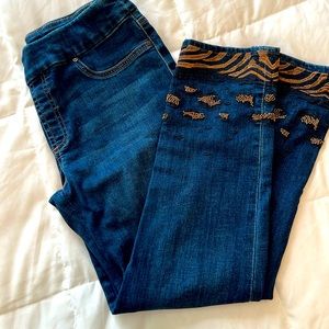 Chico’s pull on ankle jeggings